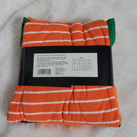 Halloween Two Piece PJ Set Men Sz Large Pumpkin - Picture 5 of 5